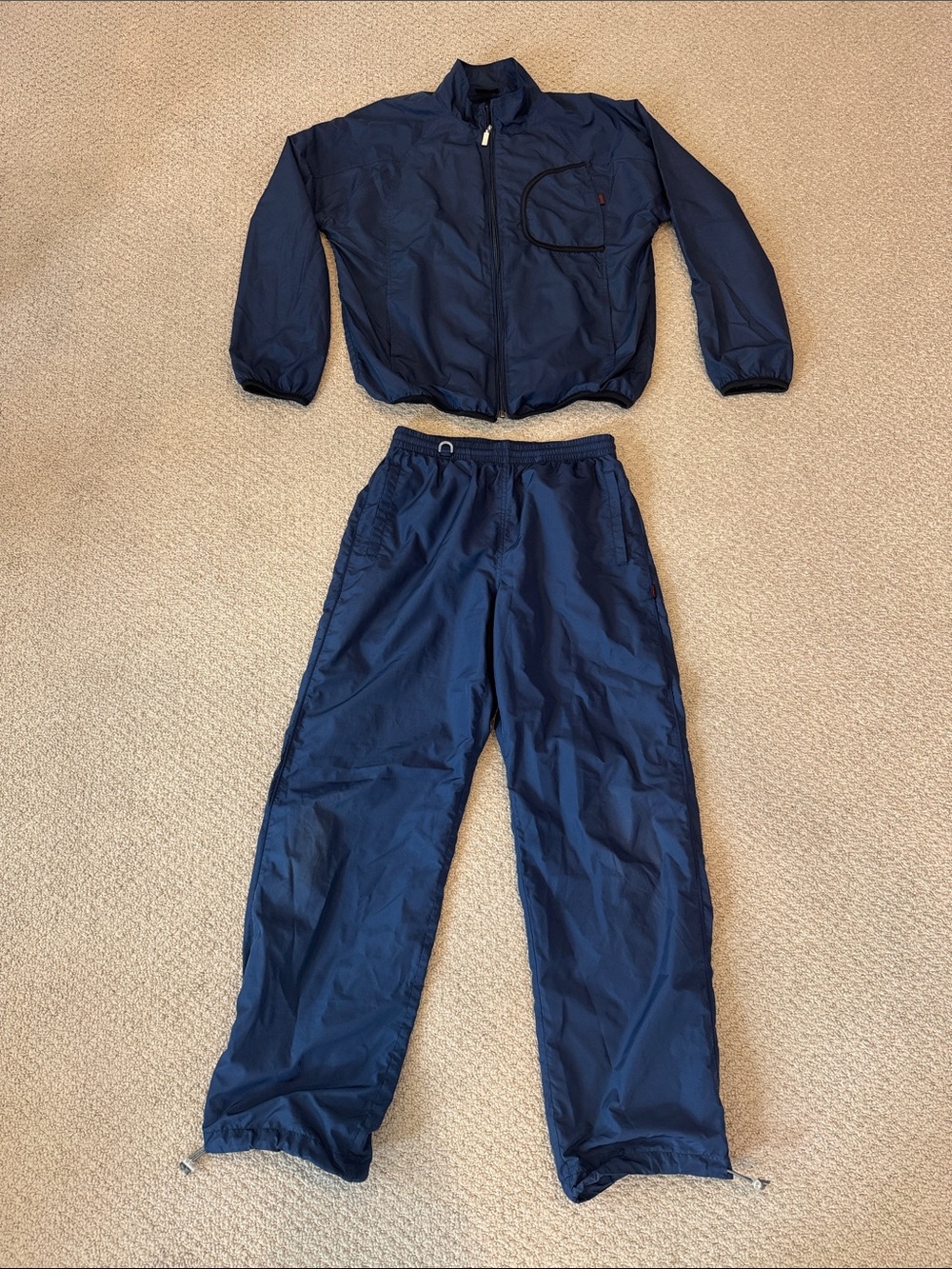 Arena Men's Navy Training Jacket and Pants Set-up